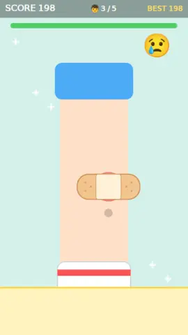 ばんそうこうのゲーム画面
