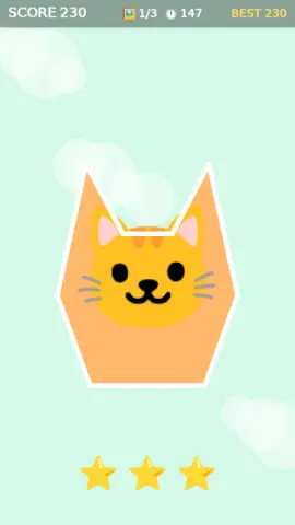点つなぎ絵のゲーム画面
