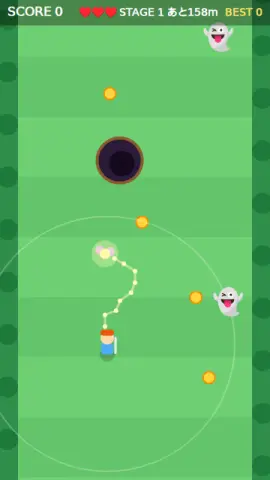 妖精の道案内のゲーム画面