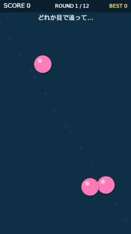 玉を追いかけろのゲーム画面
