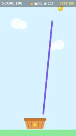 せんかきボールのゲーム画面