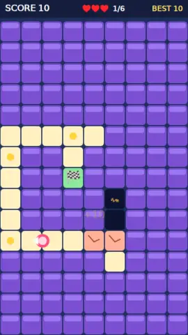 ターン迷路のゲーム画面